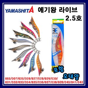 야마시타 에기왕 라이브 2.5호 오징어 포항-오대양