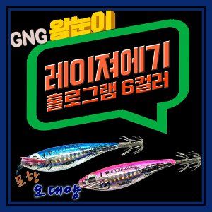 GNG 비블랙 반짝이 왕눈이 레이져에기 홀로그램 수평 루어 포항-오대양