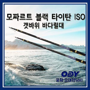모짜르트 블랙 타이탄 ISO 갯바위 바다릴대 포항-오대양